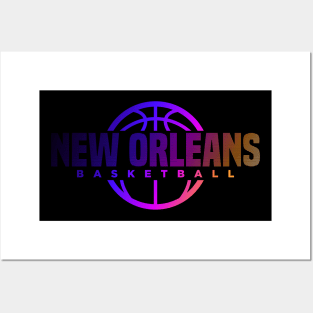 New Orleans Basketball Posters and Art